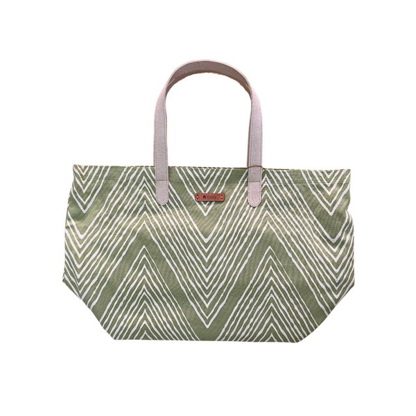 Edge of Wildness Tote - Green Stripe