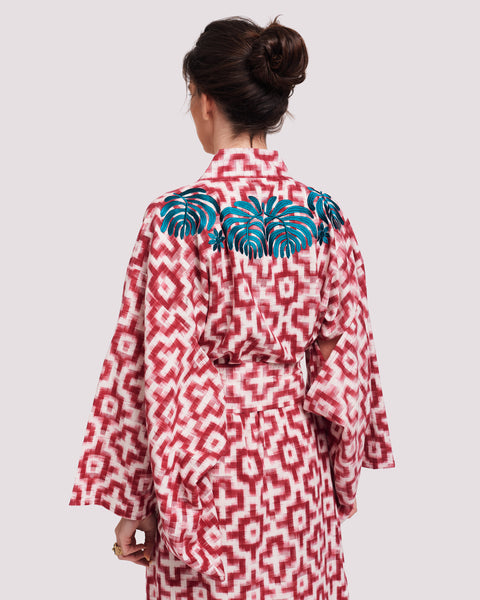 Roodoo Red Kimono