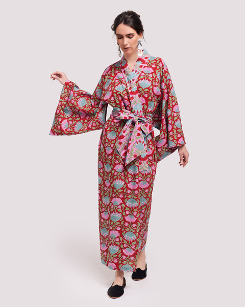 Red Jeoli Kimono