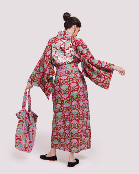 Red Jeoli Kimono