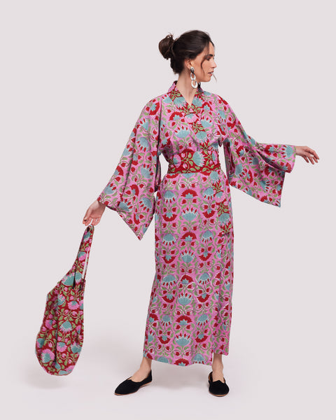 Pink Jeoli Kimono