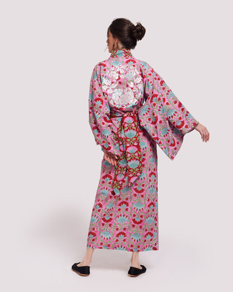 Pink Jeoli Kimono