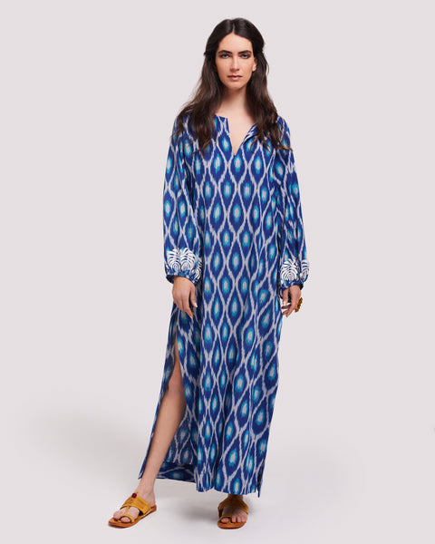 Nyali Blue Kaftan