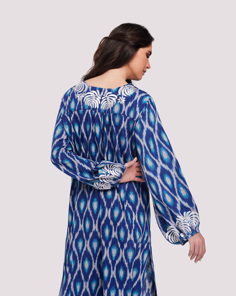 Nyali Blue Kaftan