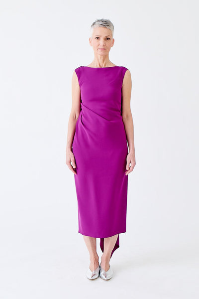 Drama Dress (Fuchsia)