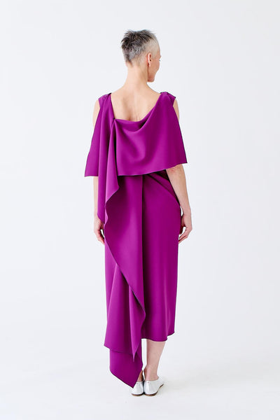 Drama Dress (Fuchsia)