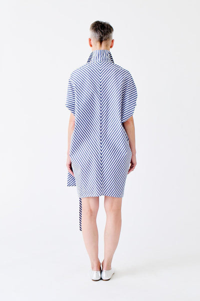 Bello Dress (Sky Blue Stripe)